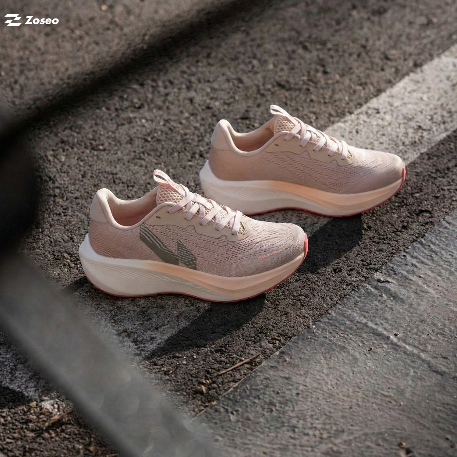 Giày chạy bộ Zoseo Cloudix - Pink - Ảnh 5