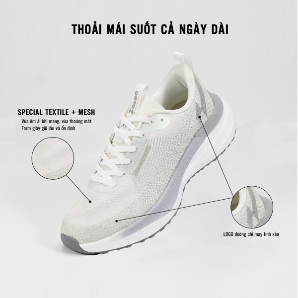 Alternative view of Giày thể thao Zoseo Litenow - White