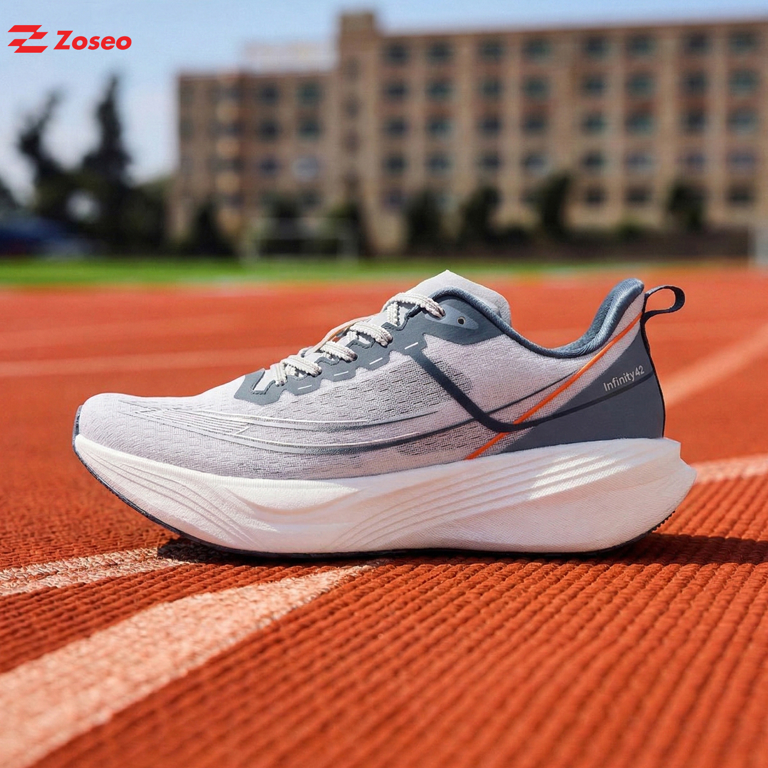 Giày chạy bộ Zoseo Infinity42 - Grey Navy - Ảnh 5