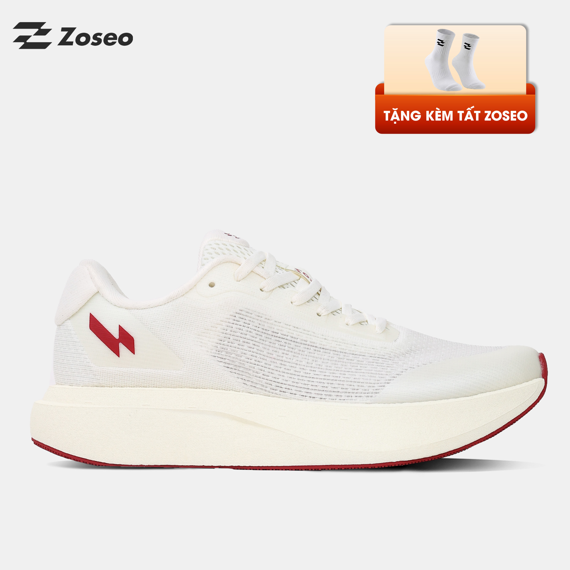 Giày Chạy Bộ Zoseo Pulse BS - Beige
