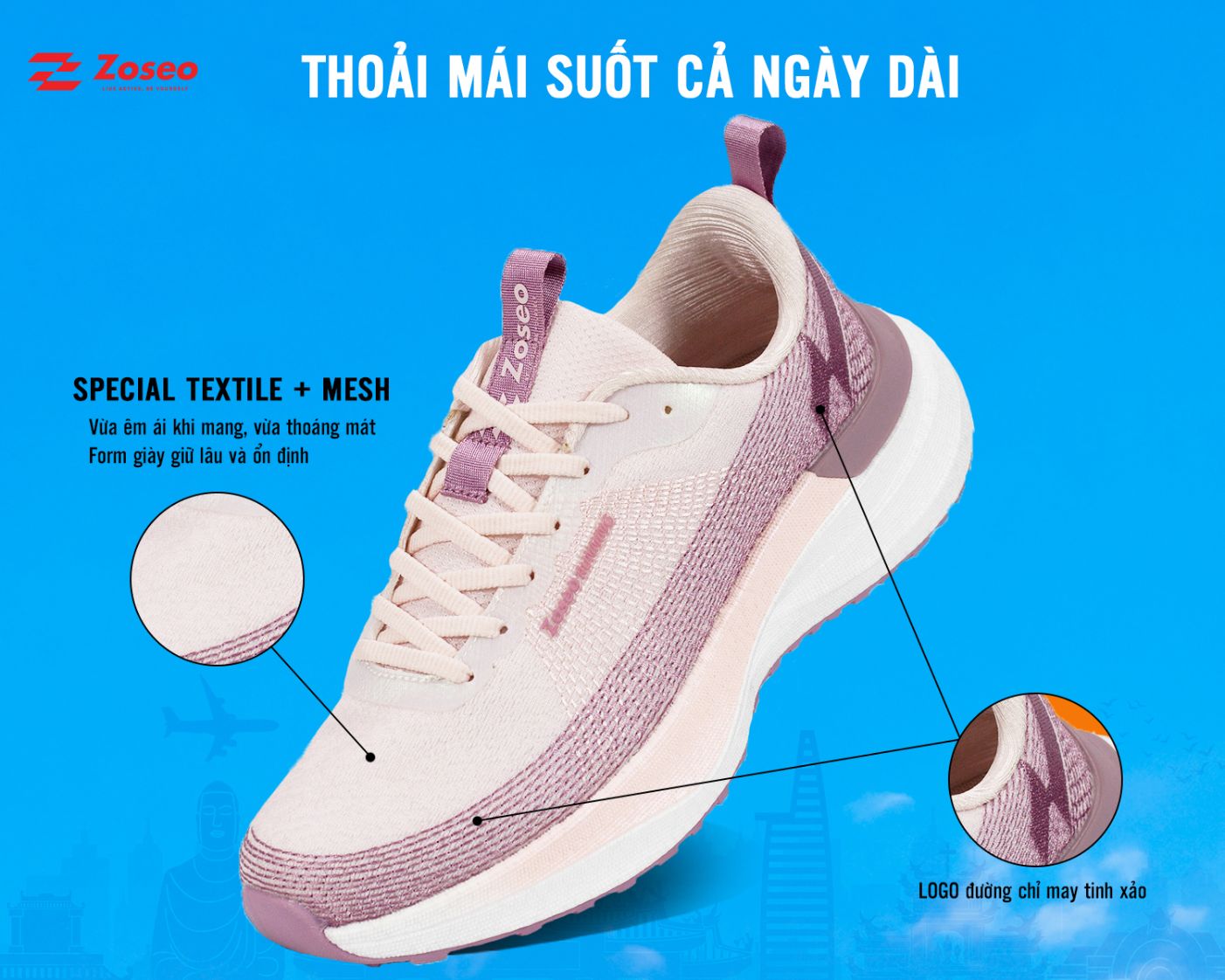 review giay zoseo litenow