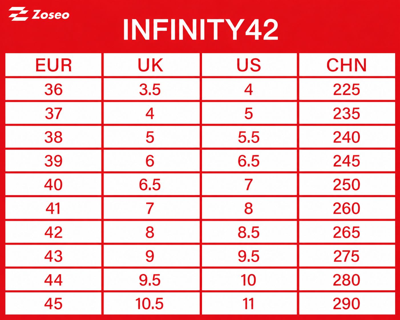 Zoseo Infinity 42 Pro